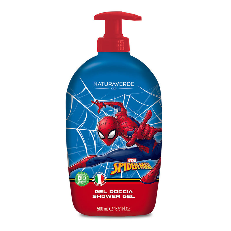 Naturaverde Gel de dus cu extract de ovaz Spiderman, 500ml