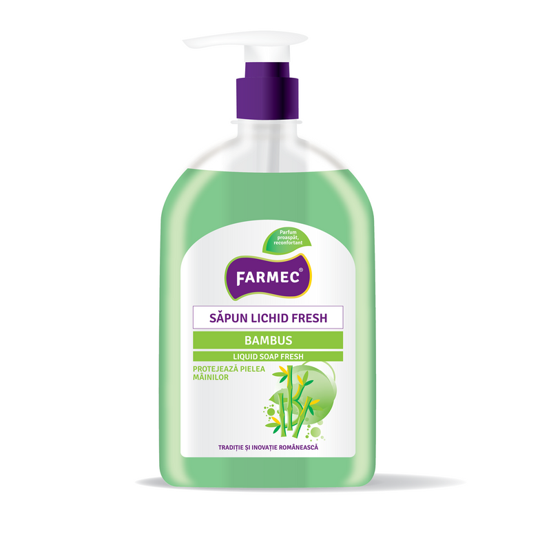 Farmec Sapun lichid Fresh Bambus si Ceai verde 500ml