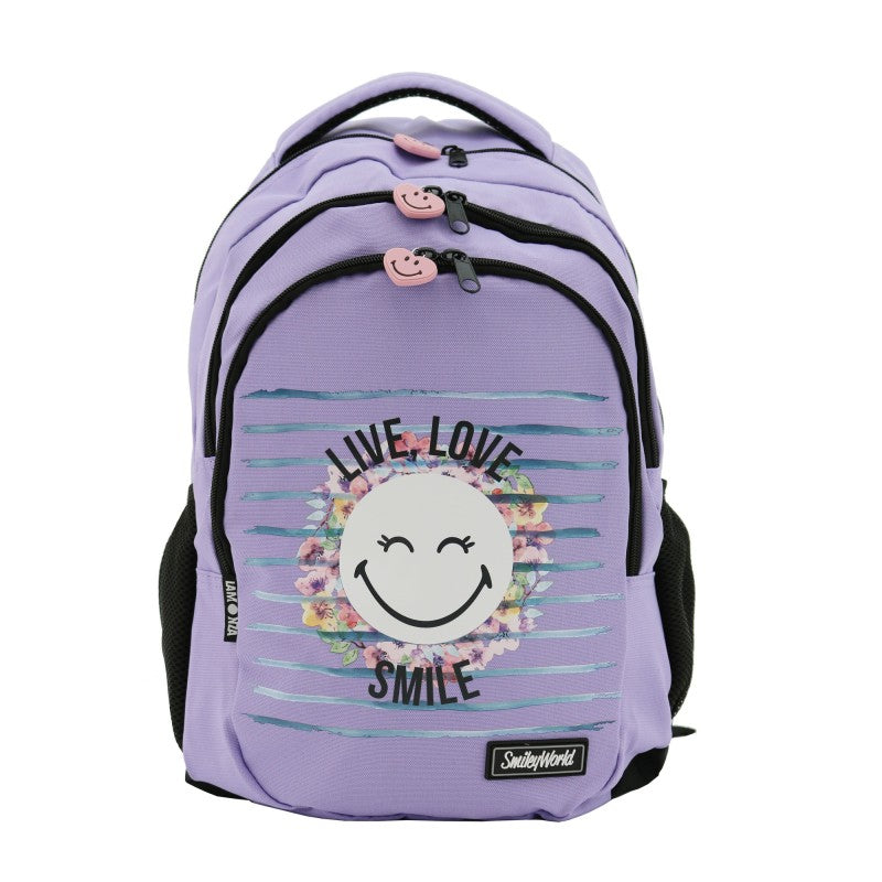 Rucsac Lamonza Smiley Blossom, 45x31x16 cm