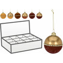 Glob de Craciun cu finisaj de catifea/deco 80 mm, ABT612340