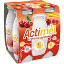 Danone Actimel Trinkjoghurt mit Kirschen, Acerolasaft und Vitaminen, 4x100g