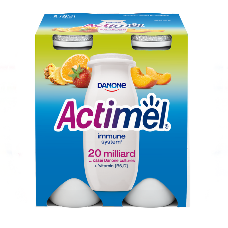 Actimel iaurt de baut multifructe 4X100g