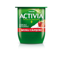 Activia yogurt with muesli and strawberries, 125 g