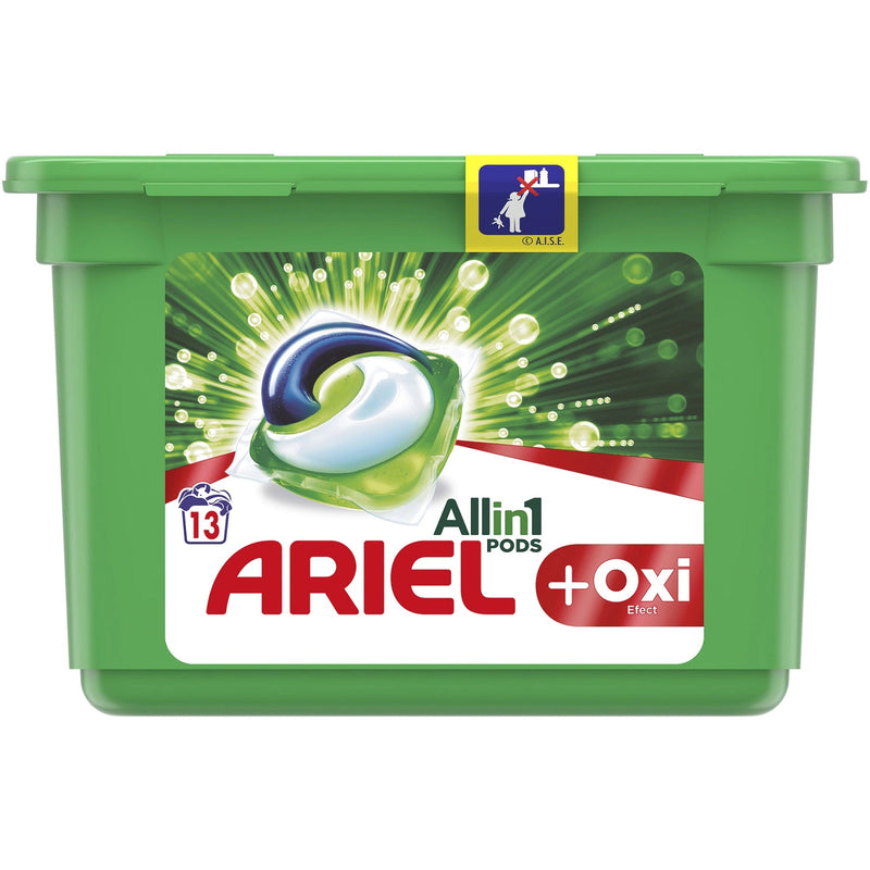 Ariel Detergent capsule All in One Pods Plus Oxi Effect, 13 spalari