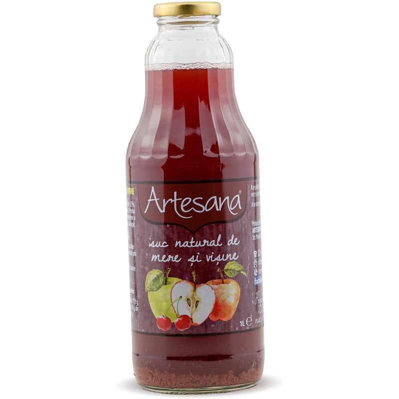 Artesana suc natural de mere si visine 1l