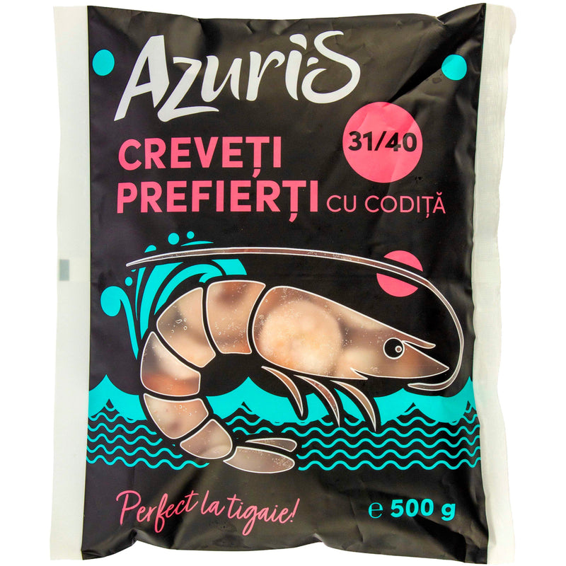 Azuris Creveti prefierti cu codita 31/40, 500g