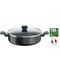 Cratita cu 2 manere si capac Tefal Simply Clean B5677253, 28 cm