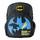 Ghiozdan Batman pentru grupa pregatitoare, negru/albastru
