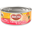 Bucegi Turkey meat in its own juice, 97% meat, 300g