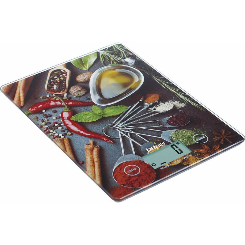 Beper Cantar de bucatarie 90.130F1, control tactil, functie tara, afisaj LCD