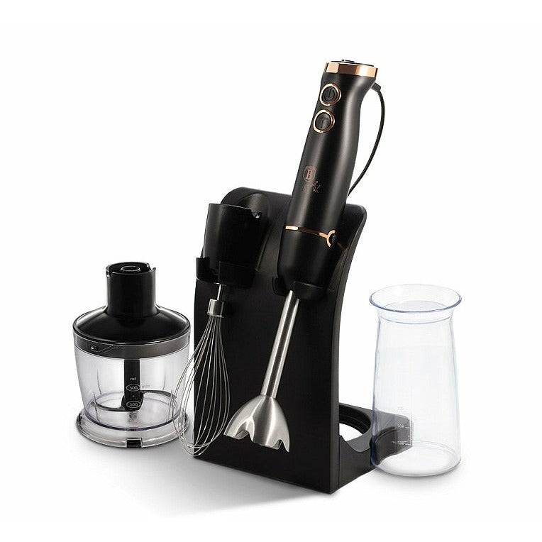Berlinger Haus Blender de mana cu accesorii Black Rose Collection BH-9049, 5 piese, 500W