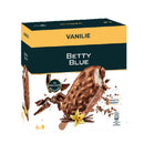 Betty Blue Inghetata pe bat cu vanilie, 4x120ml