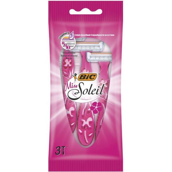 Bic Miss Soleil Aparat de ras pentru femei, 3 bucati