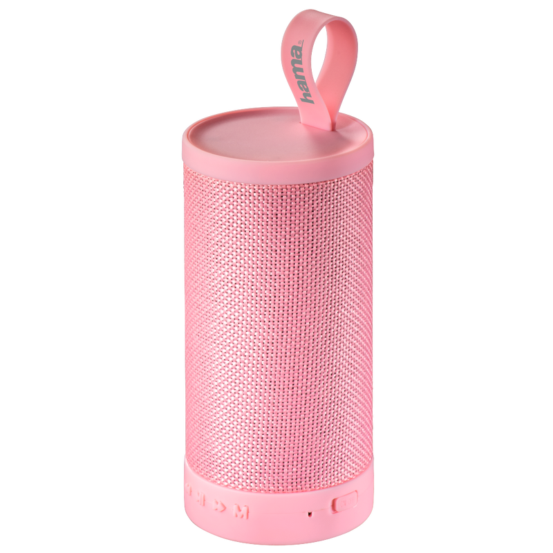 Boxa portabila Hama Tube Loudspeaker 173155, 3W, Bluetooth, roz