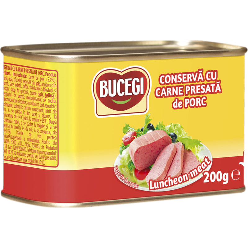 Bucegi Conserva cu carne presata de porc 200g