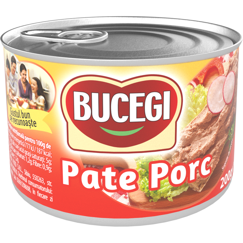 Bucegi Pate de porc 200g