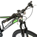 Carpat Bicicleta MTB-HT Montana C2699A, roti 26", 21 viteze, cadru 17", negru/verde