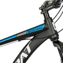 Bicicleta MTB-HT Carpat C2799A cu cadru din aluminiu, 27.5 inch, 21 viteze, schimbatoare Shimano, frane pe disc, negru/albastru