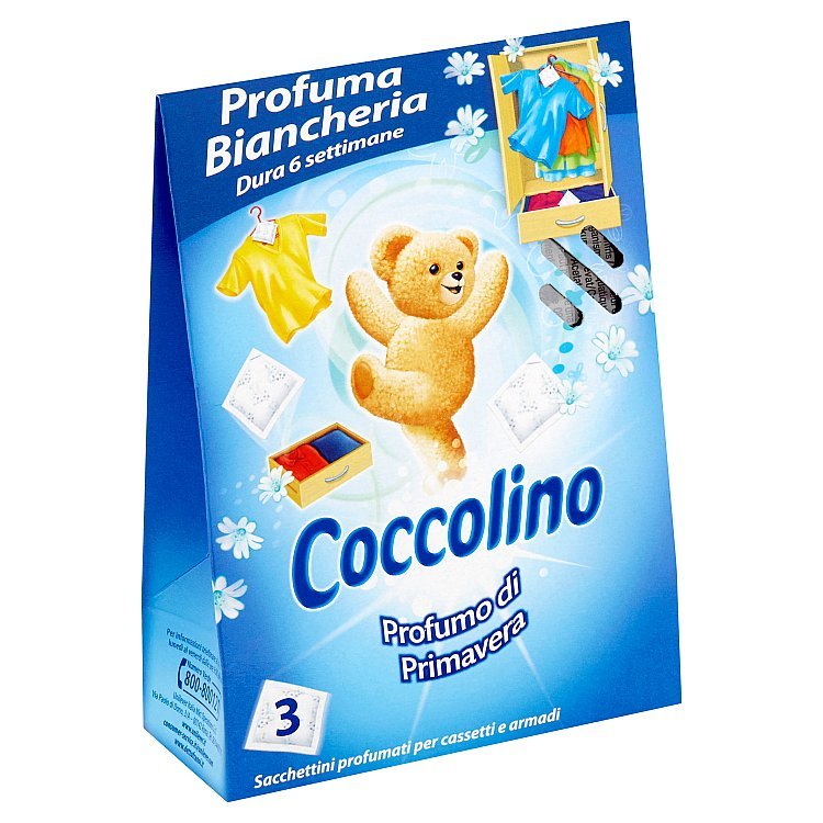 Coccolino Saculeti parfumati Profumo di Primavera, 3 bucati