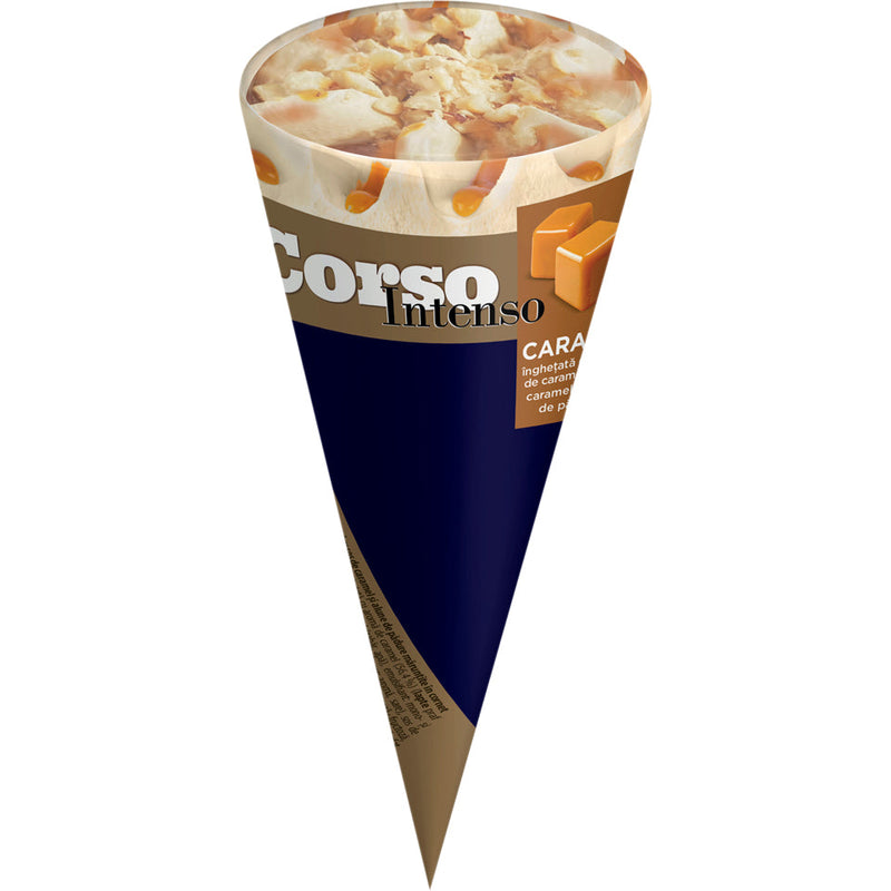 Corso Intenso Caramel Inghetata cu aroma de caramel, sos de caramel si alune de padure 110ml
