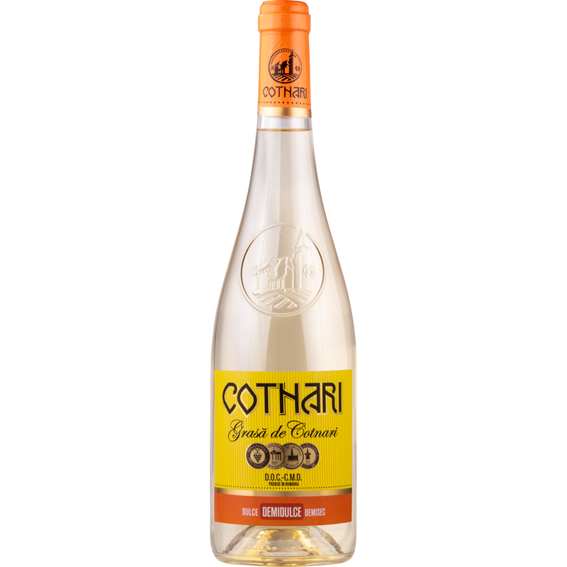 Grasa de Cotnari vin alb demidulce, 0.75L