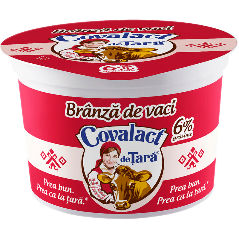 Covalact de Tara Branza proaspata de vaci, 6% grasime, 200g