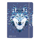 Caiet my.book Flex A5 40 file, punctat, motiv Wild Animals Wolf