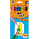 Matite colorate BIC Kids Tropicolors, 12 colori