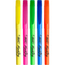 Highlights BIC Highlighter, beveled tip, various colors, 5 pieces