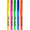 Evidentiatoare BIC Highlighter, varf tesit, diverse culori, 5 bucati