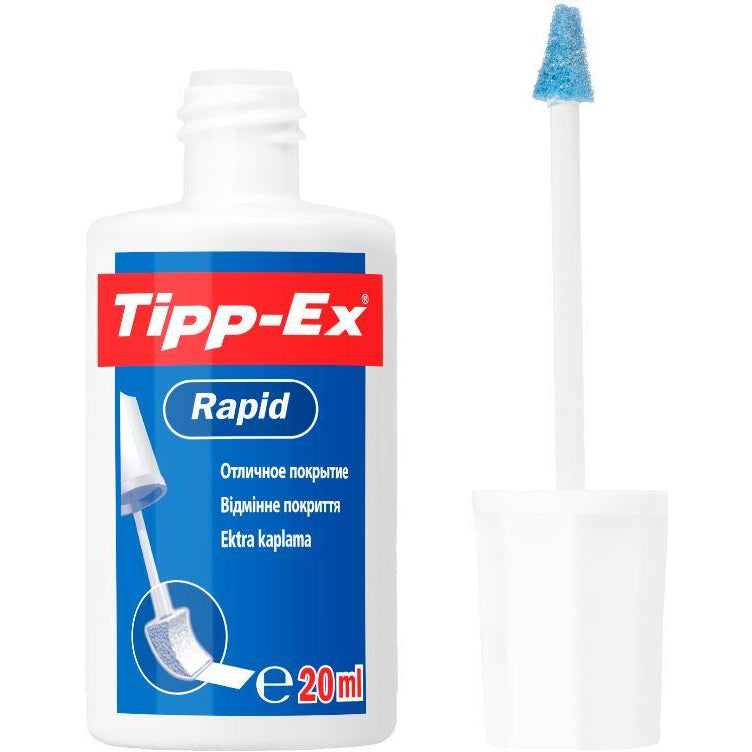 Corector fluid Tipp-Ex Rapid 20 ml, 2 bucati