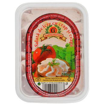 Gastronatura salata cu icre cu crap si ceapa 140g