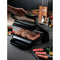 Gratar electric Tefal OptiGrill+ GC712834, 2000 W, 6 programe automate, Negru