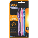 Pix cu gel BIC Gelocity Quick Dry, 0.7 mm, uscare rapida, diverse culori, 3 bucati