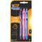 BIC Gelocity Quick Dry Gelstift, 0.7 mm, schnell trocknend, verschiedene Farben, 3 Stück