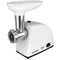 Chopping machine Heinner MG-W1200R, 1360W, Red accessory, Sausage accessory, Stainless steel knife, White