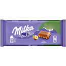 Milka csokoládé alpesi tejjel és teljes mogyoróval 100g
