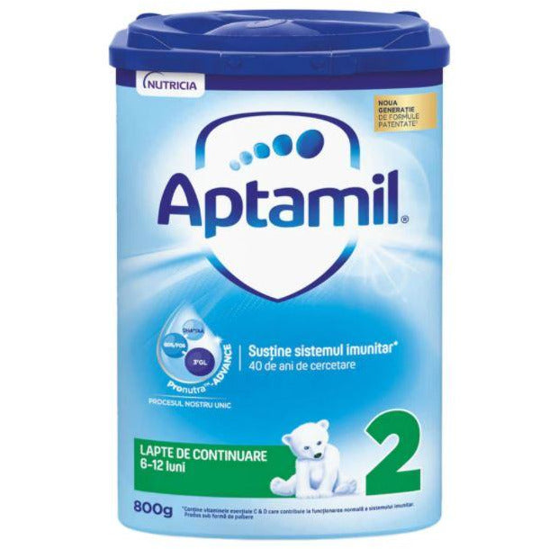 Lapte praf Nutricia Aptamil 2, 800 g, 6-12 luni