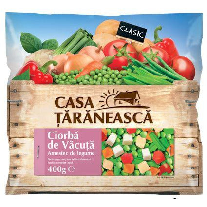 Casa Taraneasca Amestec de legume pentru ciorba de vacuta 400G