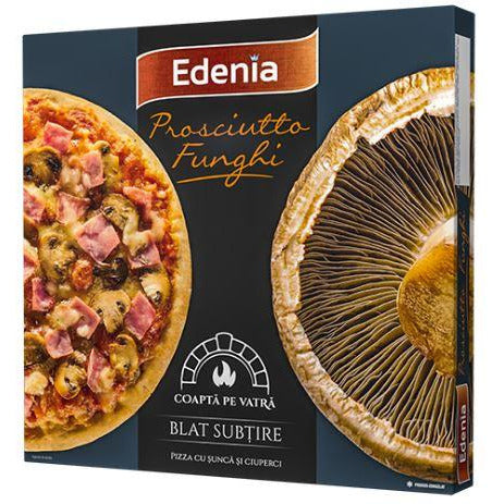 Edenia pizza prosciutto funghi 345g