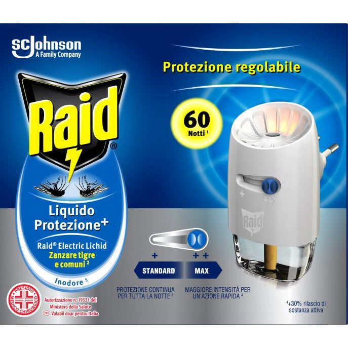 Raid Liquid Electric  Dual Air Aparat Tantari 60 nopti 36 ml