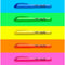 Evidentiatoare BIC Highlighter, varf tesit, diverse culori, 5 bucati