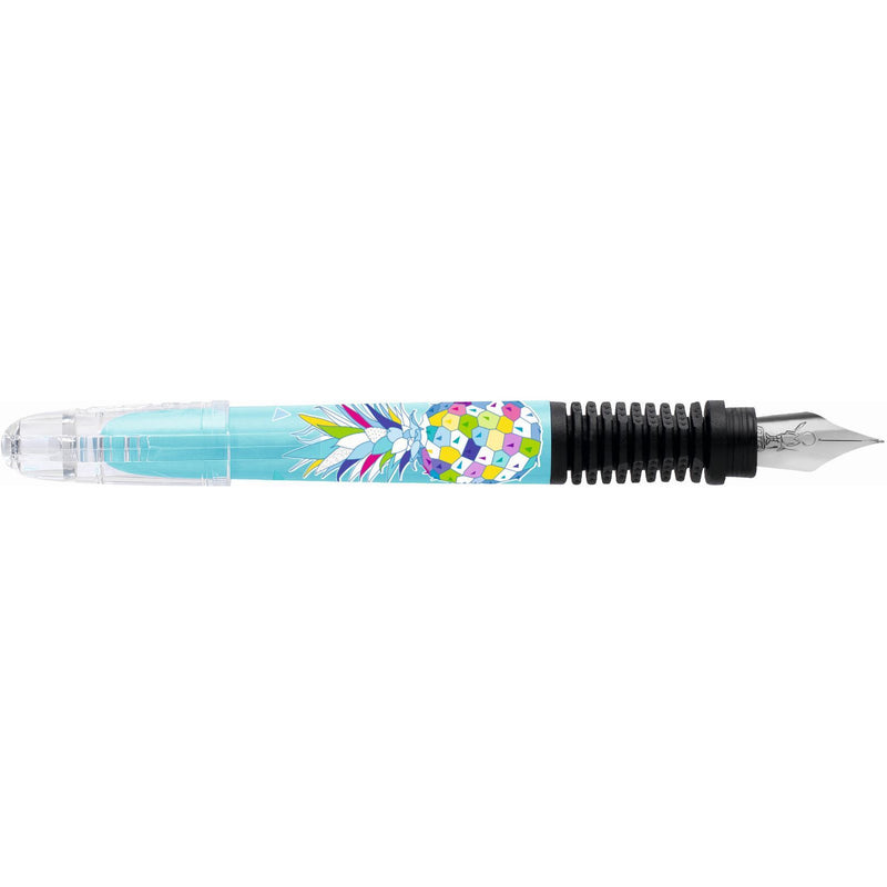 Stilou BIC Xpen DÃƒÂ©cor Ananas, reincarcabil, cerneala albastra,  1 bucata
