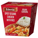 Edenia pui spicy cu susan si orez Jasmine 350g