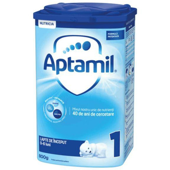 Lapte de inceput, Nutricia, Aptamil 1, 800 gr, 0-6 luni