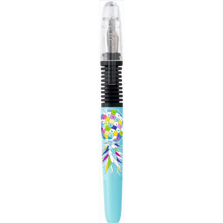 Stilou BIC Xpen DÃƒÂ©cor Ananas, reincarcabil, cerneala albastra,  1 bucata