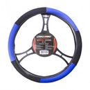 Carguard Husa volan auto, negru/albastru