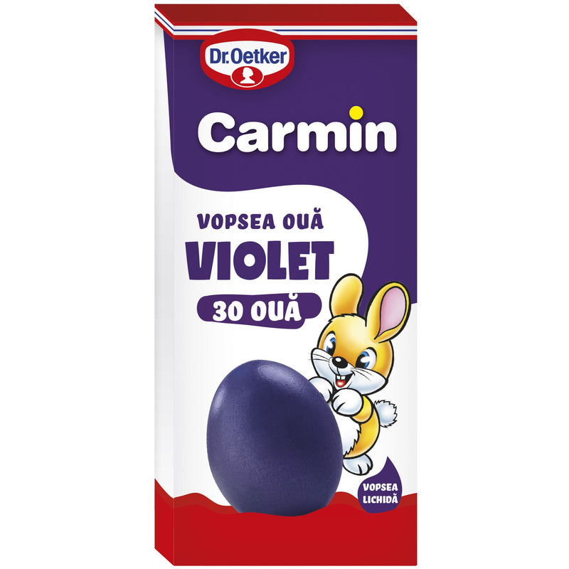 Dr. Oetker Vopsea violet lichida pentru 30 oua Carmin, 5g