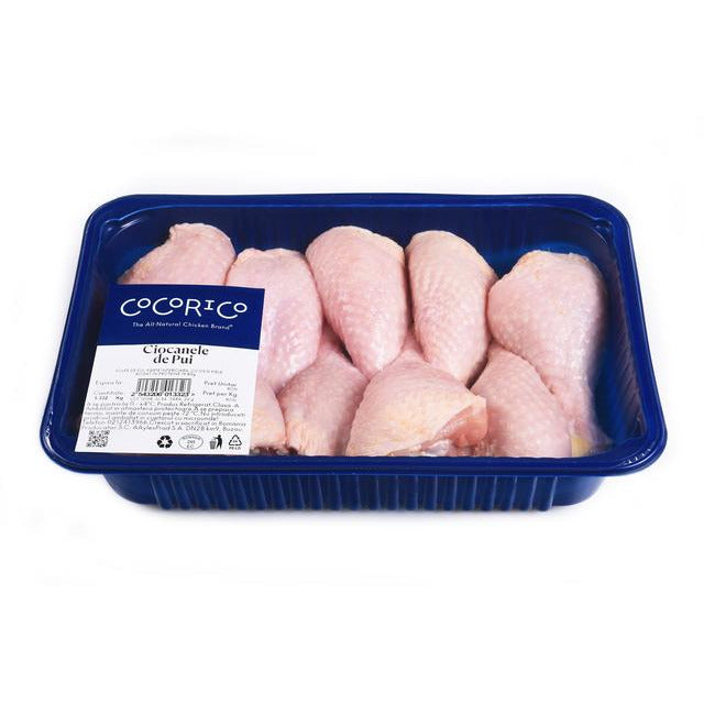 Cocorico Pulpe inferioare de pui cu os si piele, per kg