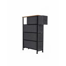 Comoda metalica TB70, 20x48x75,5 cm, gri